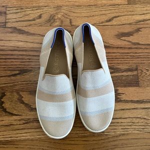 ROTHYS Slip On Birch Stripe Sneaker size 8